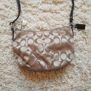 COACH Signature Crossbody Khaki Bag